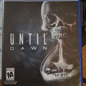 Sony Until Dawn Video Game - Black and Blue Case